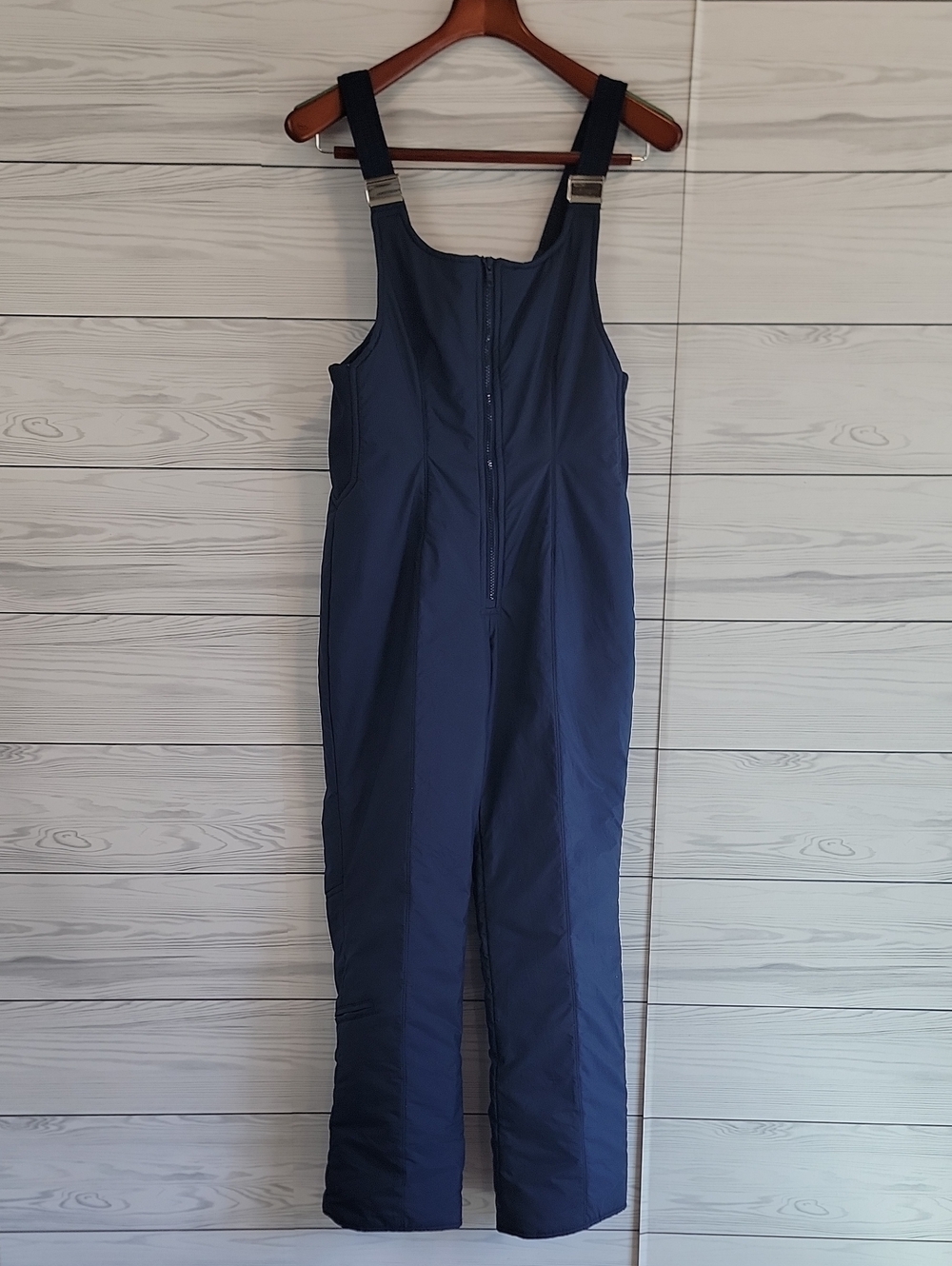 Suggler Bib Ski Pants - Navy Vintage 80s Womens Size 10